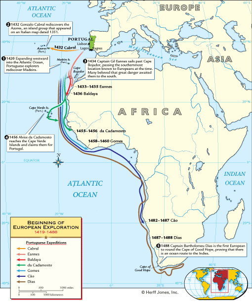 European Explorations 1419-1488